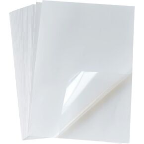 30 Sheets 8.5 x 11 Inches Clear Transparency Film For Inkjet Printers Silk Screen Printing Overhead Projector Film