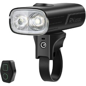 OLIGHT RN 2000 LED Rechargeable Bike Light, 2000 Lumens and 557ft Max Throw Waterproof Bicycle Headlight with Spot&Flood Beams, Remote Control, Type-C and Smart Sensor, for Mountain and Urban Riding