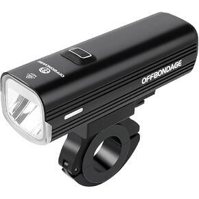 مصباح أمامي للدراجة من OFFBONDAGE مزود بمصباح أمامي 1000 لومن للدراجة للركوب الليلي 4800 مللي أمبير في الساعة 5 أوضاع قابلة لإعادة الشحن، ميزة بنك الطاقة لدراجة الطريق الجبلية الصغيرة Ebike in Kuwait