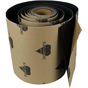Anti Slip Traction Tape Black Roll Safety Non Skid Self Adhesive Silicon Carbide Sticky Grip Safe Grit 12" x 5', 10', 20', 30', 40', 50'