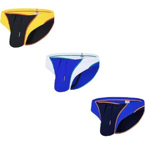 Men's Sexy Swim Underwear Briefs Swimsuit Beach Bikini Swimsuit Adjustable Drawstring