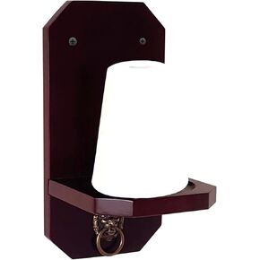 GACCO BILLIARDS Wall Mounted Cone Chalk Holder, Pool Table Accessory, Solid Wood Hand Chalk Holder Finish in Classic Oak, Traditional Mahogany & Black. Not Included Cone Chalk in Kuwait