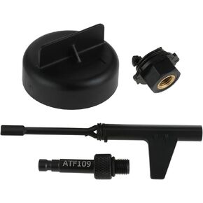 Metal Rod Oil Change Tool Transmission Oil Filling Tool 4pcs Replacement for Mercedes-Benz 725.0 9 Speed Transmission, Oil Draining Tool Set with Transmission Oil ATF109 Filling Adapter