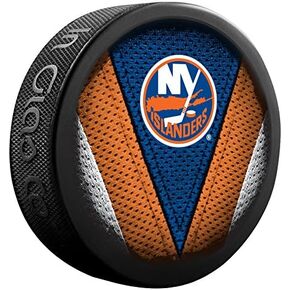 New York Islanders Officially Licensed Stitch Design Hockey Puck