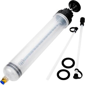 WUODAO 500CC/Oil Extractor/Oil Syringe,Syringe Style Manual Automotive Pump,Gear Oil, and Brake Fluid Extractor