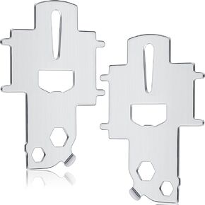 2 Pieces Deck Plate Key Fuel Key Plate Deck Tool Key Stainless Steel Boat Gas Key Tool for Gas Fuel Water Waste Fill Fitting Many Different Workplaces Simple Solve