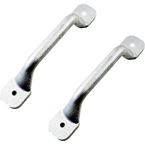 ISURE MARINE 2PCS Boat Cleat Grab Rail Handles Aluminum Fishing Rowboat Duck Jon Boat Row Boat Transom Handles