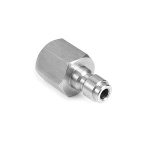 Universal 8mm Quick-Disconnect Plug Adapter 1/8 NPT Female Thread Paintball Fittings with Sealing O-Ring