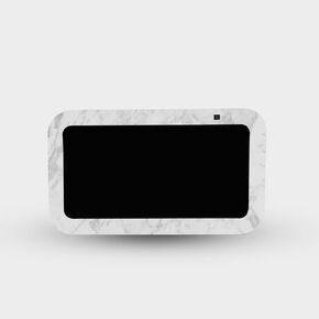 MightySkins Skin Compatible with Amazon Echo Show 5 (Gen 3) - Flashy Apricot Marble | Protective, Durable, and Unique Vinyl Decal wrap Cover | Easy to Apply