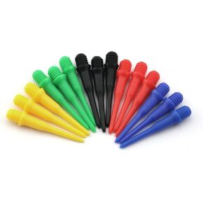 DGHAOP نقاط رمي السهام 180 قطعة 2BA خيط نقاط رمي السهام البلاستيكية مجموعة نصائح رمي السهام الناعمة 36 قطعة × 5 ألوان (أسود/أحمر/أزرق/أصفر/أخضر) in Kuwait