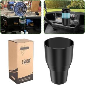 Universal Golf Cart Heater Propane Cup Holder for Yamaha EZGO Club Car, Material Upgrade Replacement Holder for 16.4 oz Portable Propane Heater Camping Gas Cylinder Black