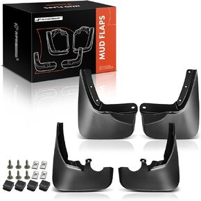 A-Premium Set of 4PCS Mud Flaps Splash Guards Mudguards Mudflaps with Hardware Kits Accessories Compatible with Ford Explorer 2011-2019, Front and Rear (Driver & Passenger Sides)