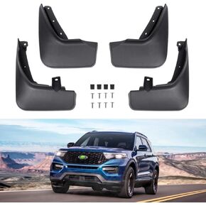 Autorder Mud Flpas Splash Guards for Ford Explorer 2020 2021 2022 2023 2024 Accessories Mudflap Fender Flares Front and Rear Mud Guard Set 4PCS