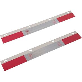 24"x 3" Angled Aluminum Mud Flap Reflector Reflective Tape Strip Fit for Semi Truck and Semi Trailer Mud Flap Hanger, 2 Pack