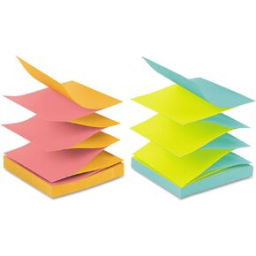 Post-it Pop-up Notes, 3x3 in, 12 Pads, America's #1 Favorite Sticky Notes, Poptimistic, Bright Colors, Clean Removal, Recyclable