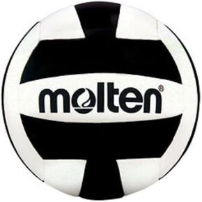 Molten MS500-BLK Camp Volleyball (Black White, Official)