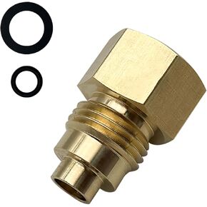 LS Swap Power Steering Pump Line Fitting Replacement Part, Use to Convert 3/8'' Flare Older Style Lines M16-1.5 to 5/8-18, Fits GTO, CTSV LS1 LSX LS3 Vortec Truck 5.3L 4.8L 5.7L 6.0L LQ4