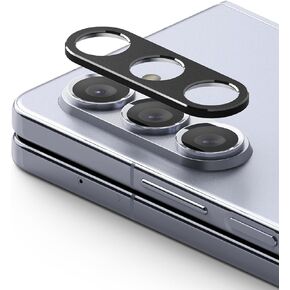 Ringke Camera Styling [Stylish Aluminum Frame] Compatible with Samsung Galaxy Z Fold 5 Camera Lens Protector, Protective Metal Cover for Women, Men - Black