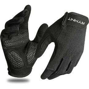 RYMNT Full Fingers Workout Gloves for Women Men-Gym Gloves for Women Weight Lifting, Exercise Crossfit Weightlifting Gloves-Touch Screen-Extra Grip Foam-Padded-Anti-Slip for Fitness,Training,Cycling