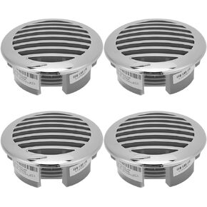 Boats Airflow Vent Cover 4pcs 3.5in 316 Stainless Steel High Polished Cap Boats Air Outlet Grill Marine Parts for Yachts RVs