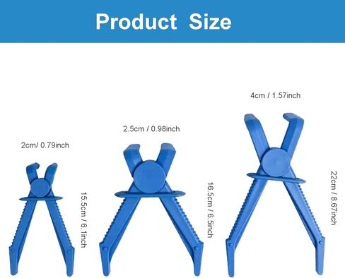 مجموعة 6 قطع من كماشة خرطوم، طقم كماشة مشبك خط الوقود البلاستيكي للخراطيم المرنة، خطوط الغاز، المبرد، الفرامل، أداة مشابك زنبركية لخرطوم تبريد السيارات (6 قطع - مستقيمة + 90 زاوية) in Kuwait