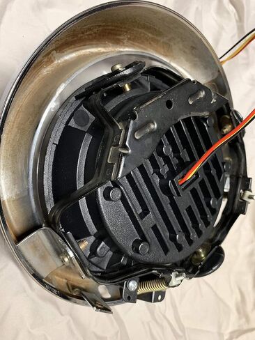 مصباح أمامي Valkyrie LED كروم غير هالو - لا يتطلب دعامة - التوصيل والتشغيل Daymaker - متوافق مع Honda Valkyrie in Kuwait