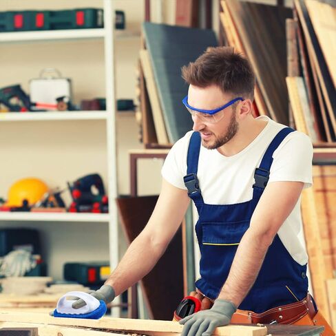 BBTO 4 عبوات من منظف فرش خشب الساج مع مقبض، فرشاة تنظيف من خشب الساج، وسادات تنظيف، أدوات تنظيف لسهولة التلميع والتلميع، وتنظيف ملحقات القوارب in Kuwait