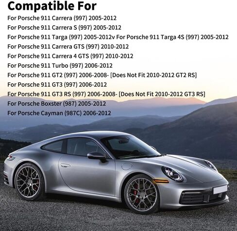 Nrgedzam أضواء LED للعلامات الجانبية مصباح متسلسل ديناميكي عدسة مدخنة متوافقة مع 1997-2004 بورش 911 996 986 in Kuwait