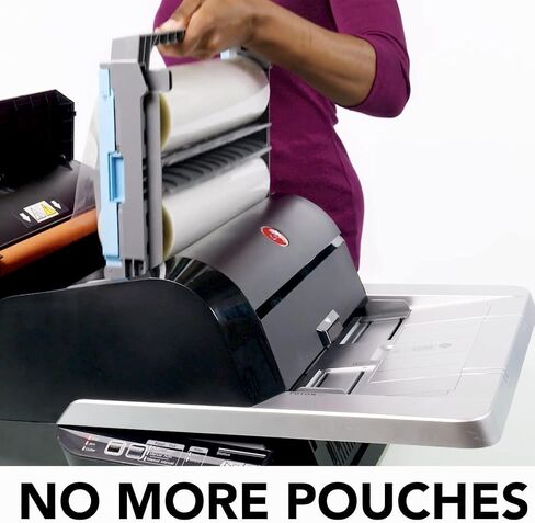GBC Foton 30 Automated Pouch-Free Laminator with Starter Film-Cartridge Included (FOTON30120NA) & GBC 3 Mil Foton 30 Reloadable Cartridge, 185' Laminating Film (FOTONRC003C) in Saudi Arabia