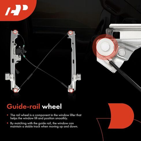 A-Premium Power Window Regulator with Motor(2 Pins) Compatible with Chevrolet Silverado 1500 2500 HD 2007-2013 Tahoe GMC Yukon Sierra Front Left Driver Side in Saudi Arabia