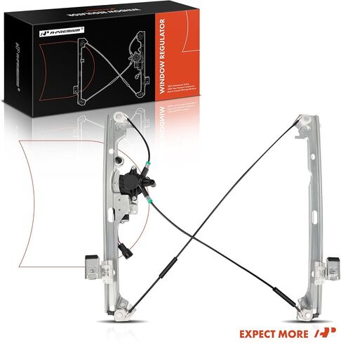 A-Premium Power Window Regulator with Motor(2 Pins) Compatible with Chevrolet Silverado 1500 2500 HD 2007-2013 Tahoe GMC Yukon Sierra Front Left Driver Side in Saudi Arabia