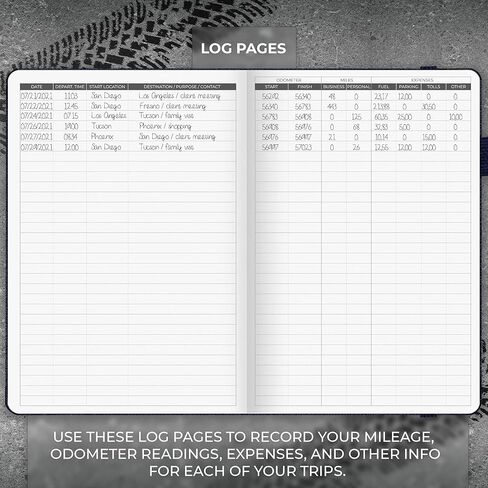Clever Fox Auto Mileage Log Book – Vehicle Logbook with Mileage, Expense, Gas Consumption & Lubrication Trackers – Driving Logger for Car Records – A5 Size, 1,674 Mileage Entries (Gray) in Saudi Arabia