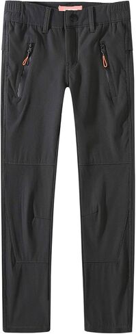 Camii Mia-Big-Girls-Fleece-Chiking-Pants-Snow Ski مقاوم للماء الشتاء السراويل الدافئة عادية تناسب السببية in Saudi Arabia