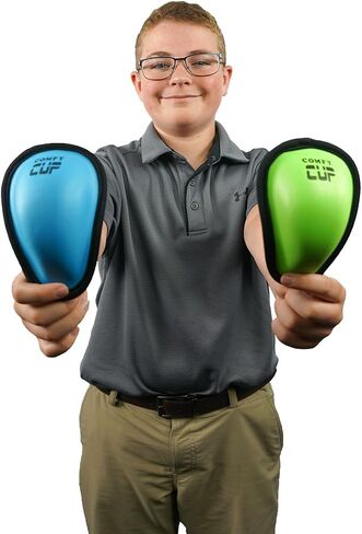 Comfy Cup™ Boys Youth Sized Soft Foam Beginners Protective Athletic Cup Ages 7-11 Kids Athletic Cup for Baseball, Football, Hockey, Lacrosse, Martial Arts, Karate, Tae Kwon Do in Saudi Arabia