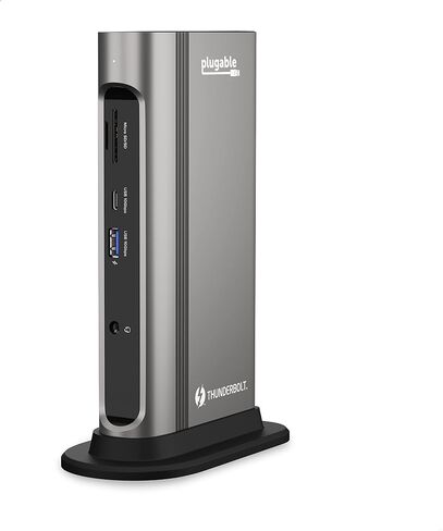 Plugable 14-in-1 USB-C and Thunderbolt Dock - 40Gbps with 96W Charging, Compatible with Mac and Windows, 2X HDMI 2.0 and DisplayPort, 7X USB Ports, Ethernet, Audio, SD/MicroSD, Driverless in Saudi Arabia