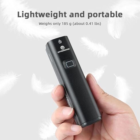 مصباح أمامي للدراجة من OFFBONDAGE مزود بمصباح أمامي 1000 لومن للدراجة للركوب الليلي 4800 مللي أمبير في الساعة 5 أوضاع قابلة لإعادة الشحن، ميزة بنك الطاقة لدراجة الطريق الجبلية الصغيرة Ebike in Kuwait