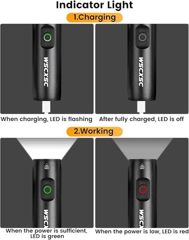 أضواء الدراجة لركوب الليل، 4000 لومن فائق السطوع للدراجة الأمامية والخلفية، مجموعة مصابيح أمامية للدراجة قابلة لإعادة الشحن عبر USB، ملحقات ركوب الدراجات الأمامية للبالغين والأطفال والرجال والنساء على الطرق الجبلية in Kuwait