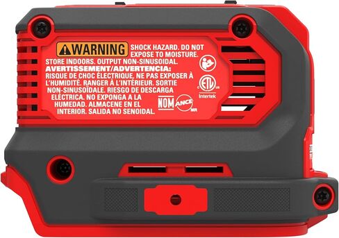 شاحن CRAFTSMAN V20، عاكس للطاقة، منافذ شحن للنوع C، والنوع A، والتيار المتردد، 150 واط، أداة عارية فقط (CMCB1150B) in Kuwait