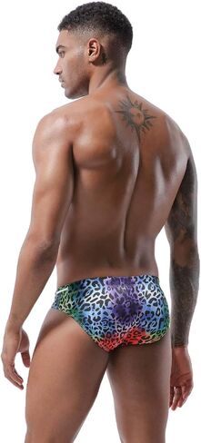 ملابس سباحة MIZOK للرجال مثيرة منخفضة الارتفاع مطبوعة على شكل زهور سريعة الجفاف بيكيني ملابس سباحة in Kuwait