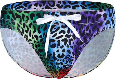 ملابس سباحة MIZOK للرجال مثيرة منخفضة الارتفاع مطبوعة على شكل زهور سريعة الجفاف بيكيني ملابس سباحة in Kuwait