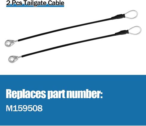 2 Pcs Tailgate Cable M159508 Compatible with John Deere Gators M TE TH TX XUV TH 6x4 TX 4X2 HPX615E HPX815E XUV865R XUV825E XUV825M XUV835E XUV835M XUV835R XUV855E XUV865E XUV865M in Saudi Arabia
