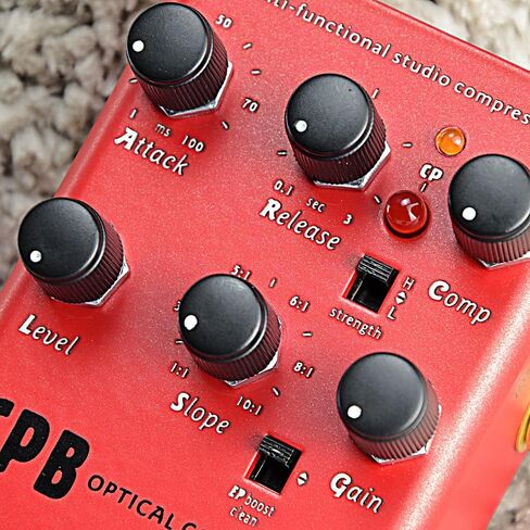 Optical Compressor Pedal for Electric Guitar and Bass Compressor Effects Pedal and Booster Pedal for Electric Guitar CP Booster Pedal BLOKAMUGT in Saudi Arabia