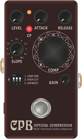دواسة الضاغط البصري للجيتار الكهربائي ودواسة تأثيرات الضاغط ودواسة معززة للجيتار الكهربائي CP دواسة معززة BLOKAMUGT in Kuwait