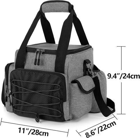 حقيبة كرة البولينج من DSLEAF لكرة واحدة، وحقيبة حمل كرة البولينج مع حامل كرة خشبي وجيوب تخزين إضافية in Kuwait