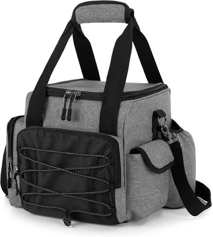 حقيبة كرة البولينج من DSLEAF لكرة واحدة، وحقيبة حمل كرة البولينج مع حامل كرة خشبي وجيوب تخزين إضافية in Kuwait