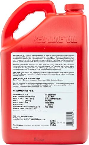 Red Line 30505 D4 Synthetic Automatic Transmission Fluid (ATF) - Gallon in Saudi Arabia