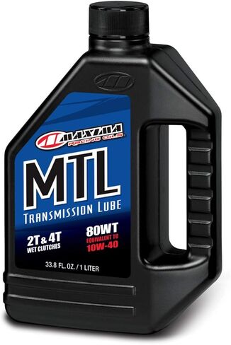 زيوت سباق ماكسيما 41901-4PK MTL-R 80 وات ناقل الحركة/سائل القابض زجاجة 1 لتر، 4 عبوات in Saudi Arabia