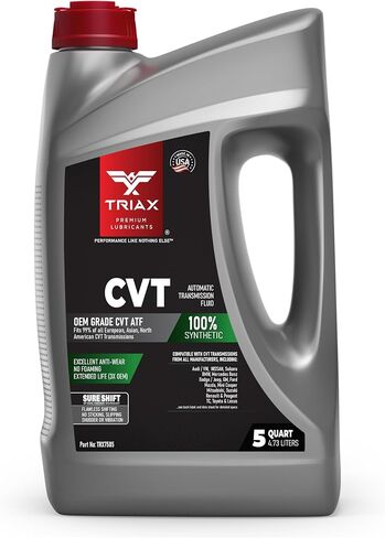سائل ناقل الحركة CVT العالمي غير القابل للانزلاق من TRIAX CVT ATF OEM؛ يفوق جميع مواصفات OEM (إبريق سعة 5 لتر) in Saudi Arabia