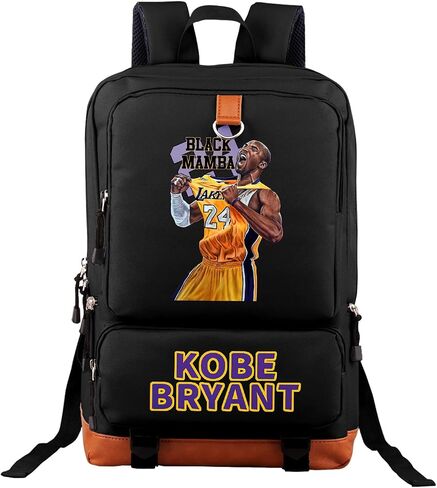 Basketball Player Backpack Casual Travel Bookbag Multifunction Large Capacity Lightweight Fans Rucksack(Black-1) in Saudi Arabia