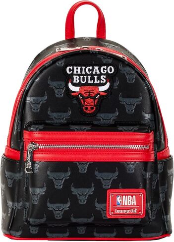 Loungefly NBA: حقيبة ظهر صغيرة تحمل شعار Chicago Bulls in Saudi Arabia